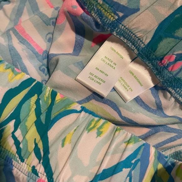Lilly Pulitzer Bal Harbour Pants Maraca My World World - Picture 5 of 6